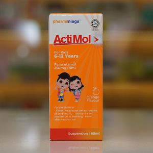 Actimol 250mg/5ml Suspension 60ml [Paracetamol]
